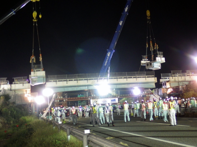 北陸自動車道 能美根上スマートインターチェンジ工事